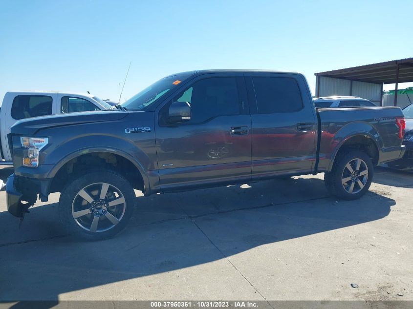 2017 Ford F-150 Lariat VIN: 1FTEW1EG0HFC10249 Lot: 37950361