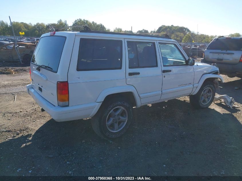 1998 Jeep Cherokee Classic VIN: 1J4FJ68S6WL110844 Lot: 37950365