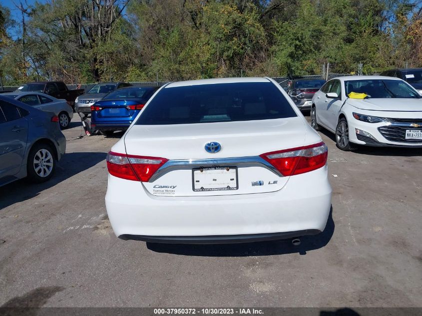 2015 Toyota Camry Hybrid Le VIN: 4T1BD1FK2FU173351 Lot: 37950372