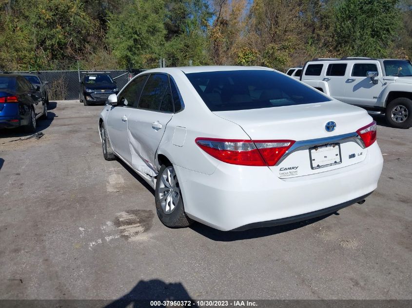 2015 Toyota Camry Hybrid Le VIN: 4T1BD1FK2FU173351 Lot: 37950372