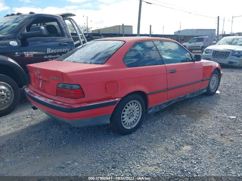 1993 BMW 318 Is VIN: WBABE5310PJA05652 Lot: 37950541