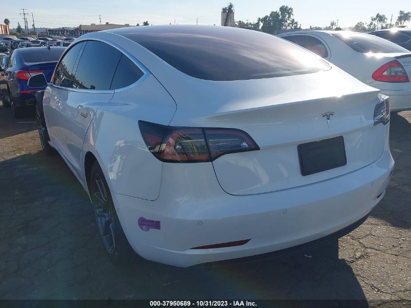 2019 Tesla Model 3 Range VIN: 5YJ3E1EA3KF309729 Lot: 37950689