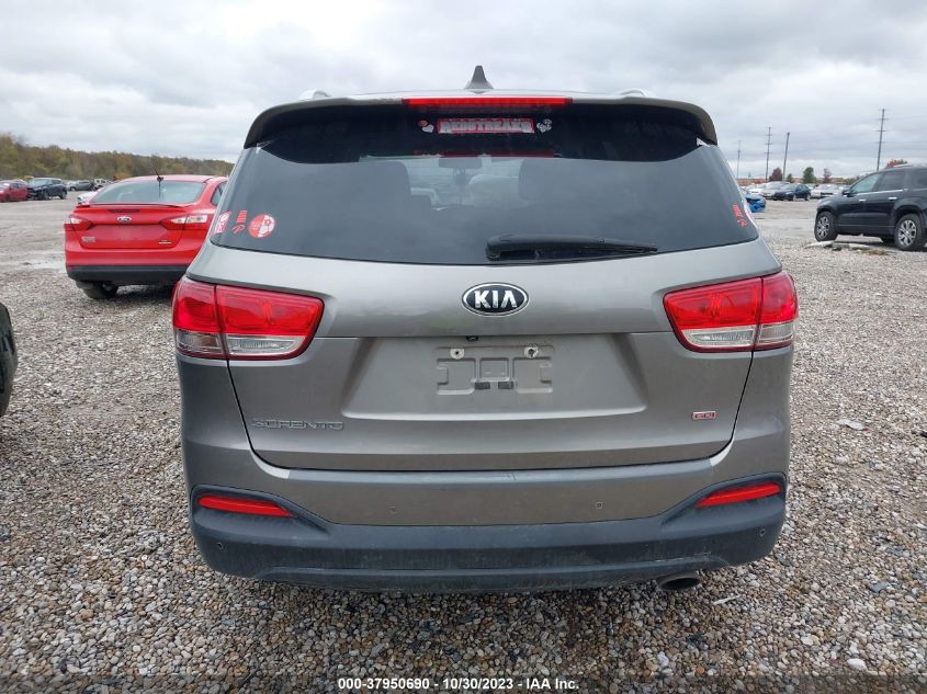 2017 Kia Sorento 2.4L Lx VIN: 5XYPG4A34HG264824 Lot: 37950690