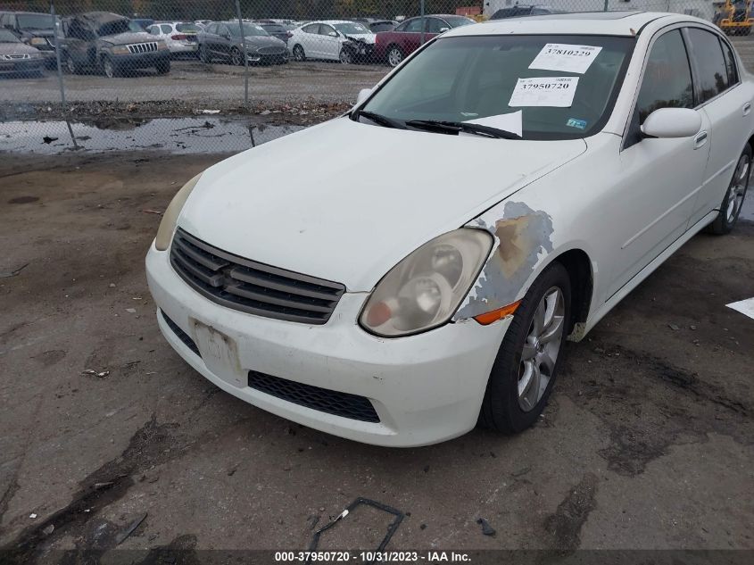 2005 Infiniti G35 Sedan VIN: JNKCV51E25M201368 Lot: 37950720