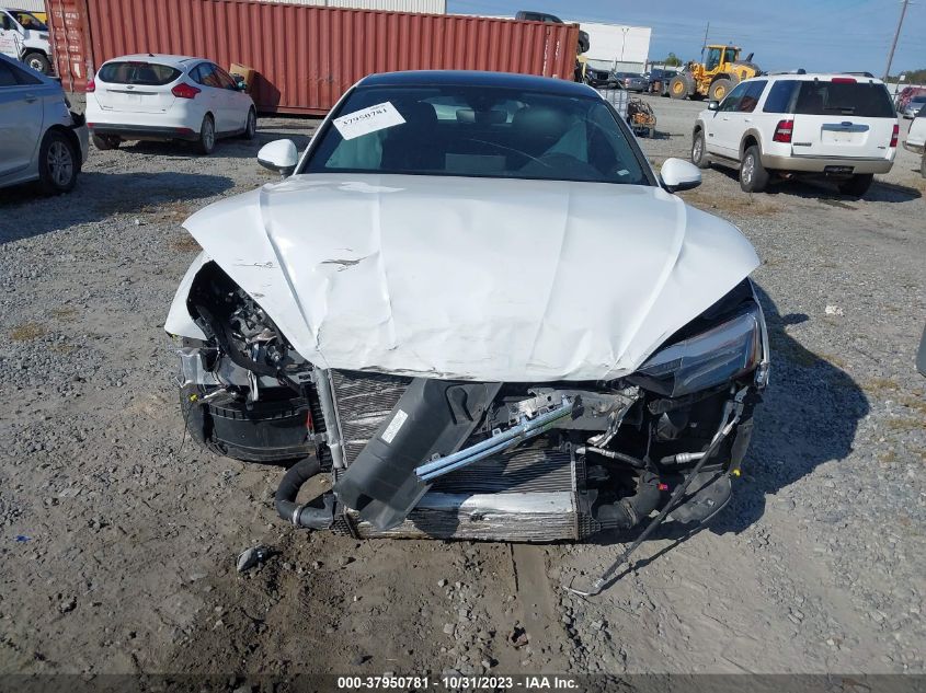 2022 Audi A5 Sportback Premium 45 Tfsi S Line VIN: WAUDACF50NA013087 Lot: 37950781