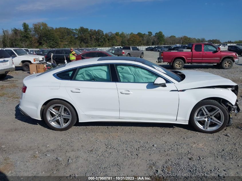 2022 Audi A5 Sportback Premium 45 Tfsi S Line VIN: WAUDACF50NA013087 Lot: 37950781