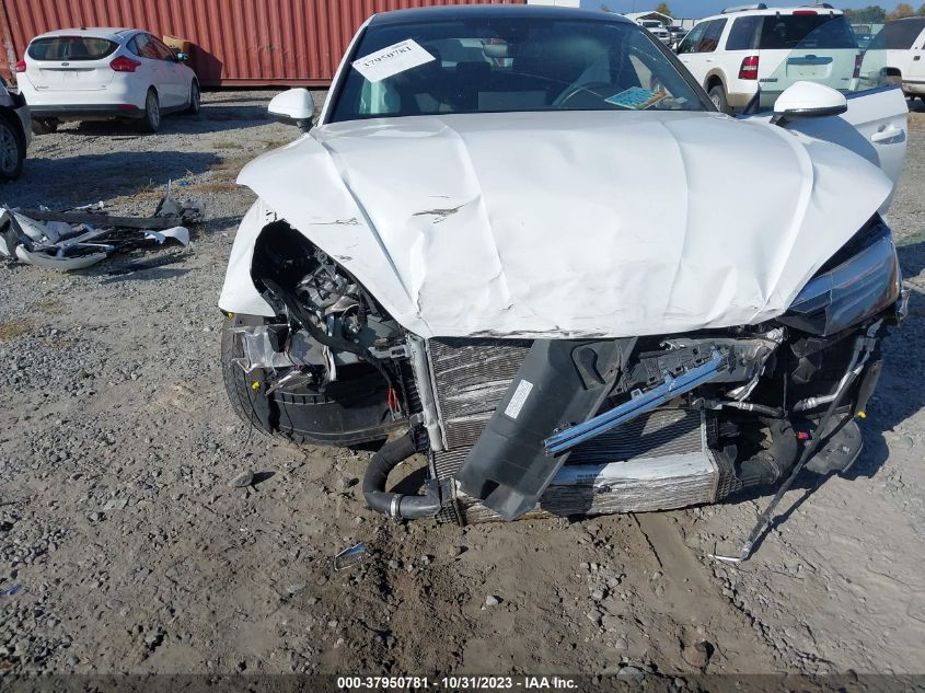 2022 Audi A5 Sportback Premium 45 Tfsi S Line VIN: WAUDACF50NA013087 Lot: 37950781