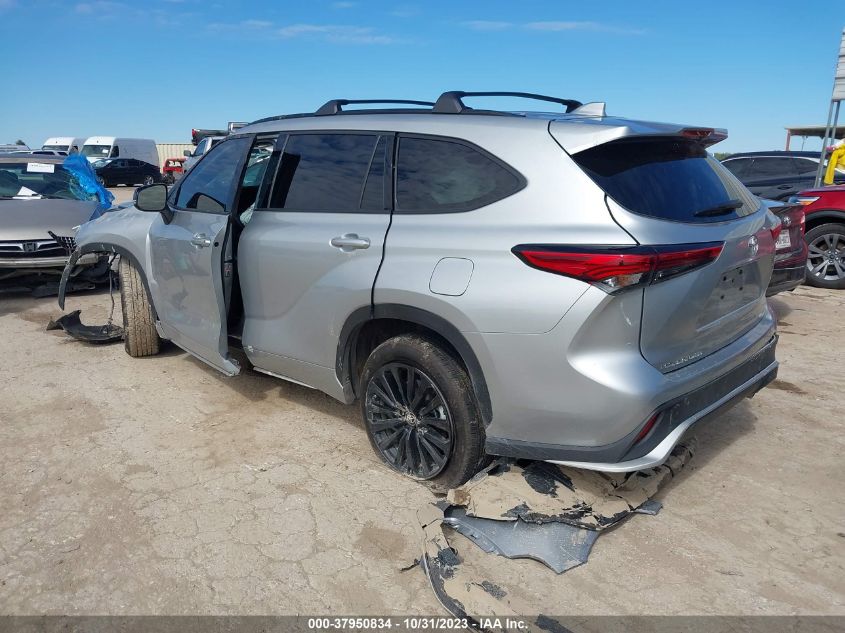 2023 Toyota Highlander Xse VIN: 5TDKDRAH7PS022168 Lot: 37950834