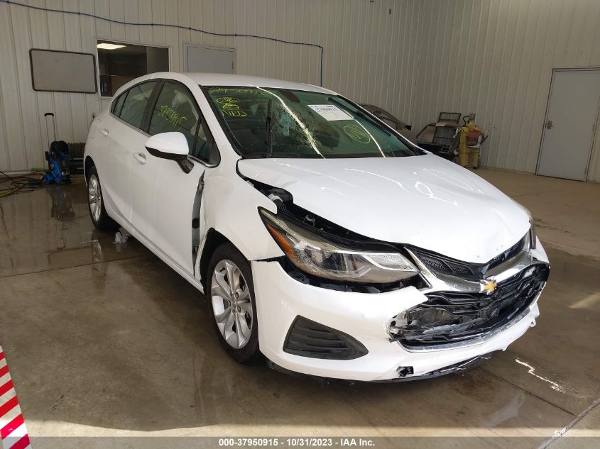 2019 Chevrolet Cruze Lt VIN: 3G1BE6SM8KS560821 Lot: 37950915