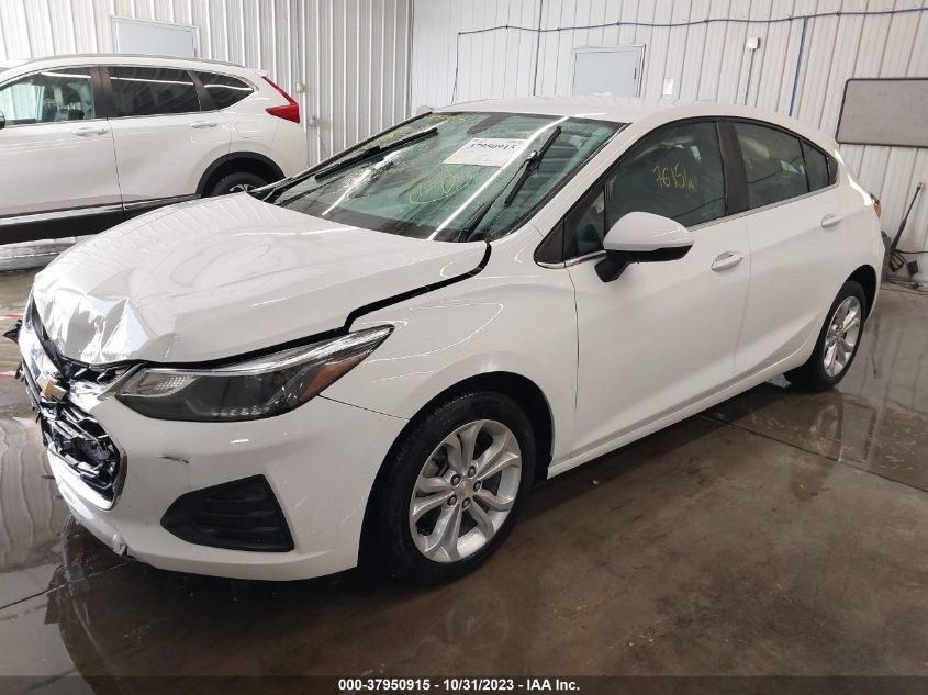 2019 Chevrolet Cruze Lt VIN: 3G1BE6SM8KS560821 Lot: 37950915