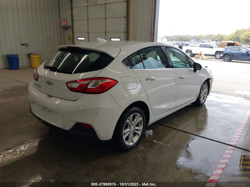 2019 Chevrolet Cruze Lt VIN: 3G1BE6SM8KS560821 Lot: 37950915