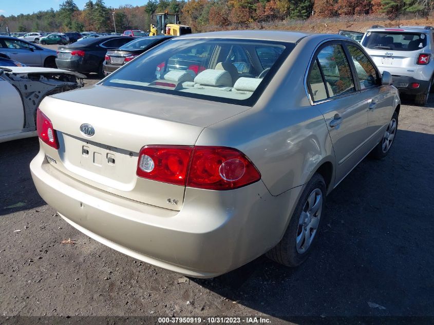 2006 Kia Optima Ex (New)/Lx (New) VIN: KNAGE123765023202 Lot: 37950919