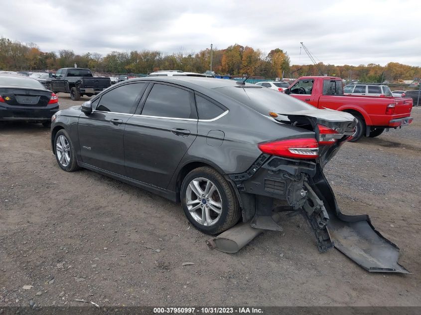 2018 Ford Fusion S Hybrid VIN: 3FA6POUU1JR210214 Lot: 37950997