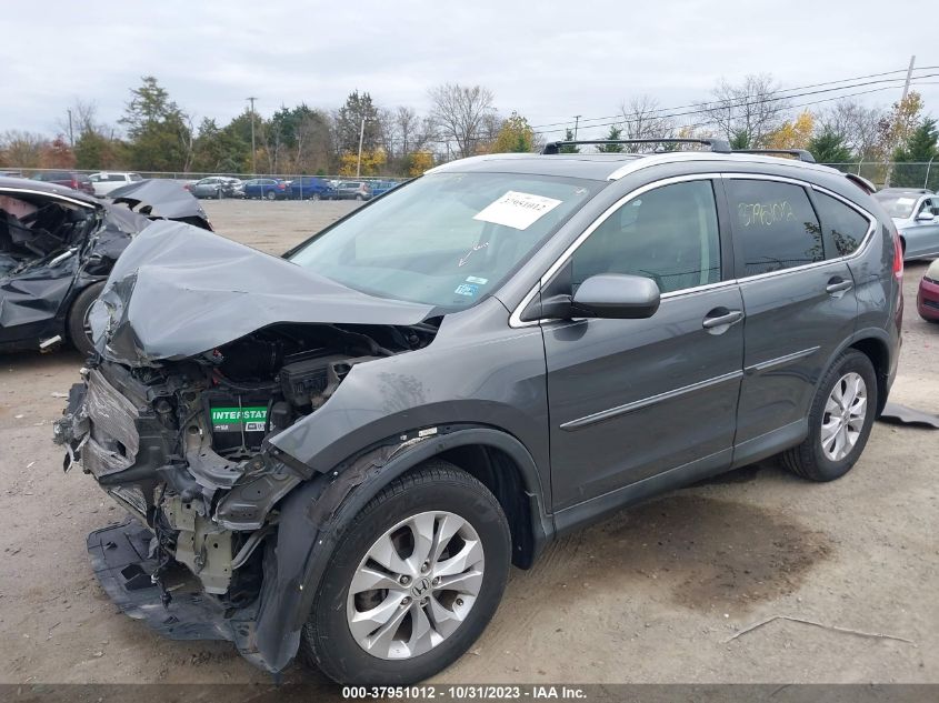 2013 Honda Cr-V Ex-L VIN: 2HKRM4H72DH655175 Lot: 37951012