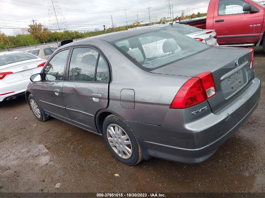 2004 Honda Civic Lx VIN: 2HGES16614H604533 Lot: 37951015