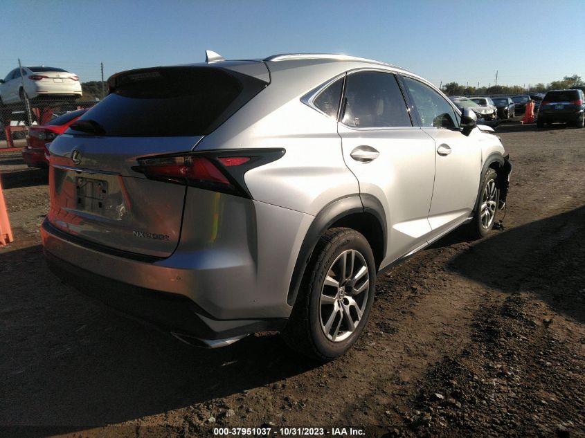 2016 Lexus Nx 200T VIN: JTJYARBZ4G2049410 Lot: 37951037