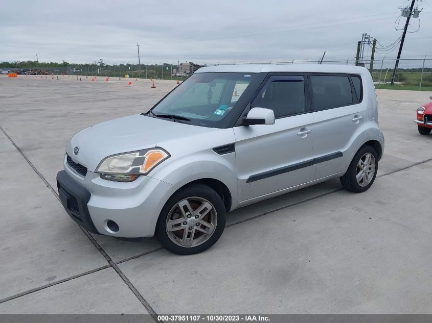 2011 Kia Soul + VIN: KNDJT2A20B7312580 Lot: 37951107