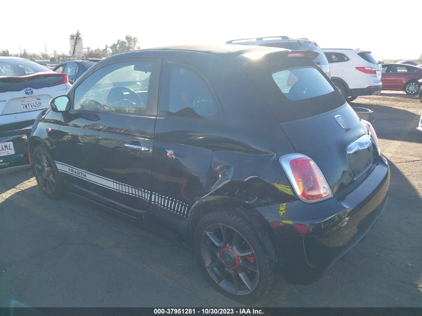 2013 Fiat 500 Abarth VIN: 3C3CFFJHXDT672292 Lot: 37951281