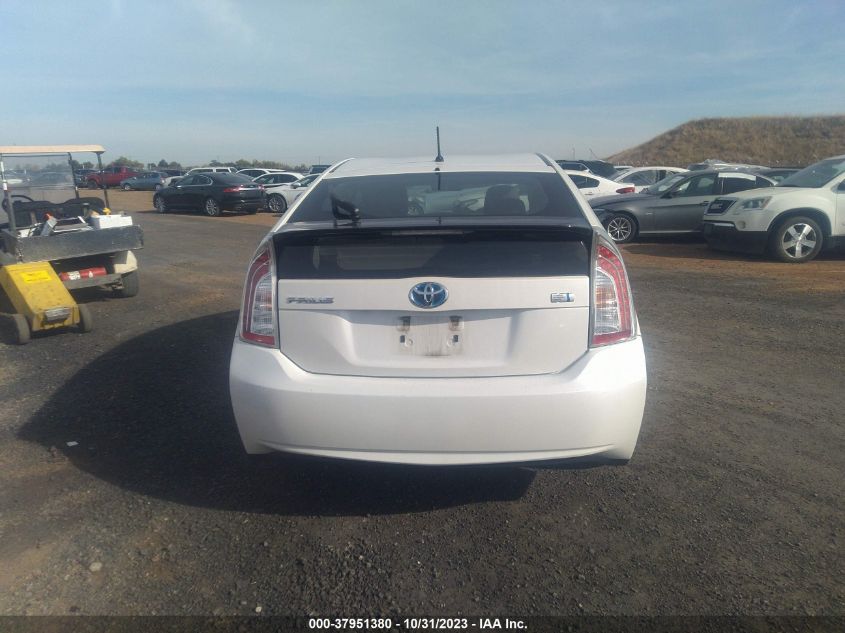 2014 Toyota Prius Two VIN: JTDKN3DU7E1755320 Lot: 37951380