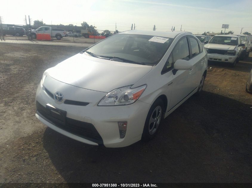 2014 Toyota Prius Two VIN: JTDKN3DU7E1755320 Lot: 37951380