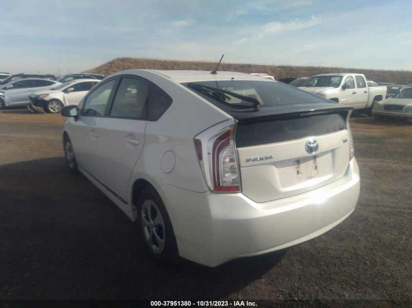 2014 Toyota Prius Two VIN: JTDKN3DU7E1755320 Lot: 37951380