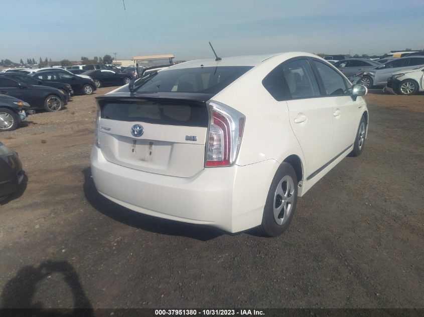 2014 Toyota Prius Two VIN: JTDKN3DU7E1755320 Lot: 37951380