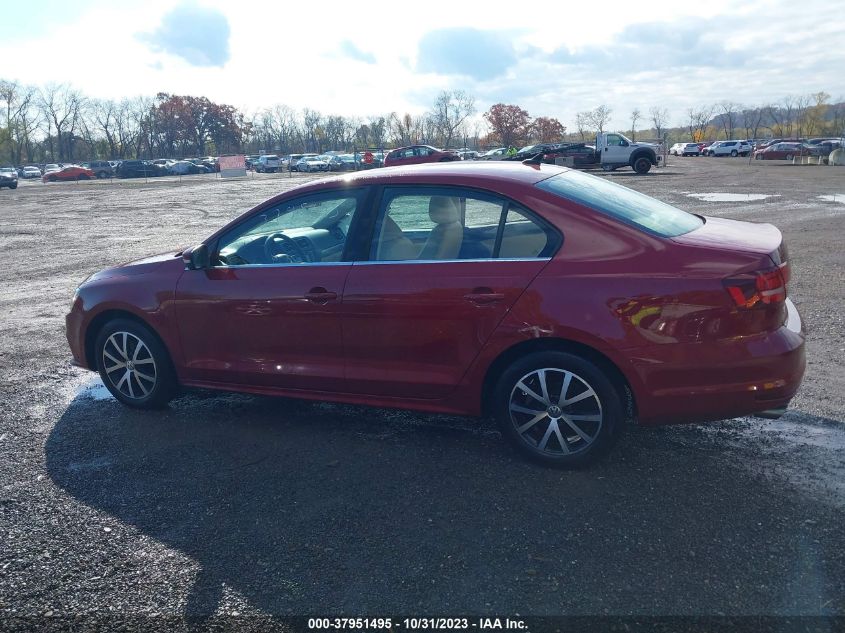 2017 Volkswagen Jetta 1.4T Se VIN: 3VWDB7AJ8HM384207 Lot: 37951495