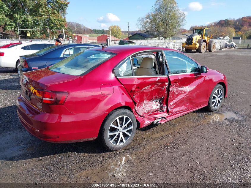 2017 Volkswagen Jetta 1.4T Se VIN: 3VWDB7AJ8HM384207 Lot: 37951495