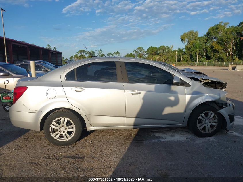 2014 Chevrolet Sonic Lt Auto VIN: 1G1JC5SH3E4159874 Lot: 37951502