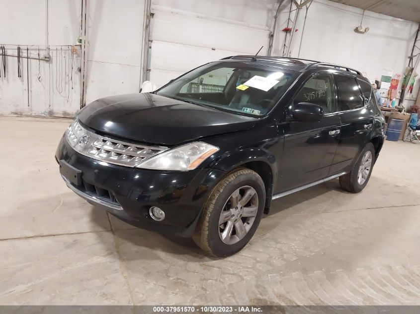 2007 Nissan Murano Sl VIN: JN8AZ08WX7W629733 Lot: 37951570