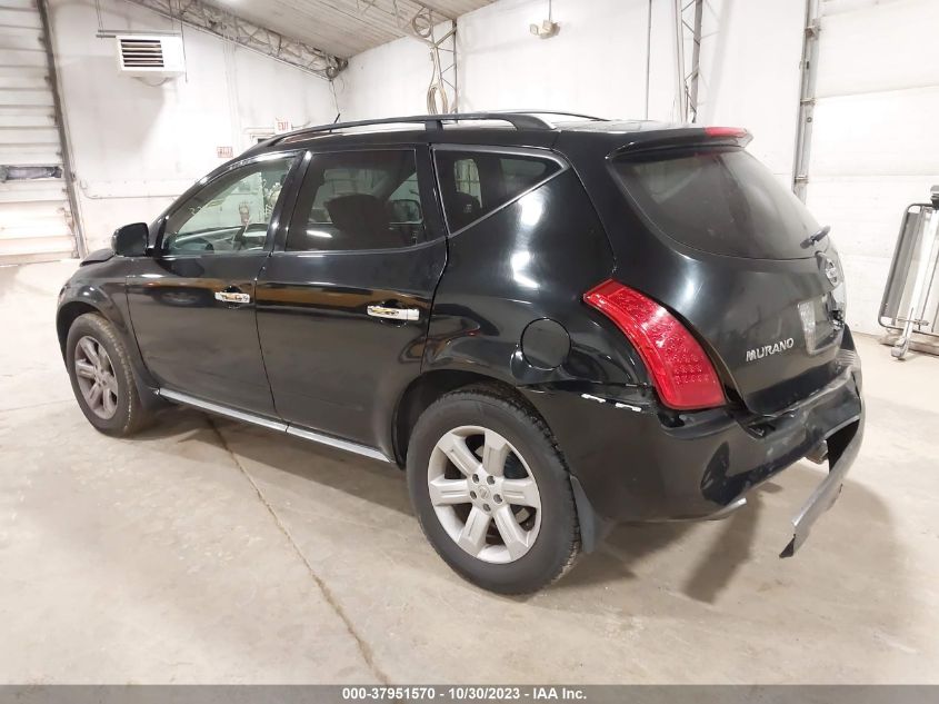 2007 Nissan Murano Sl VIN: JN8AZ08WX7W629733 Lot: 37951570