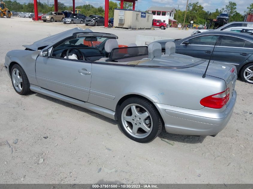 2003 Mercedes-Benz Clk-Class 4.3L VIN: WDBLK70G23T137472 Lot: 37951580