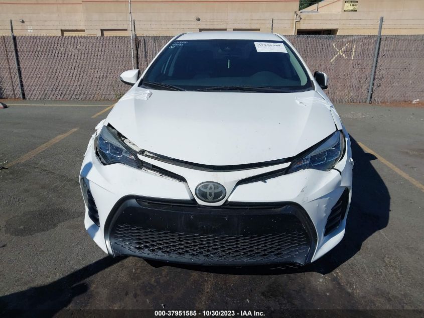 2017 Toyota Corolla Se VIN: 5YFBURHE3HP607786 Lot: 37951585