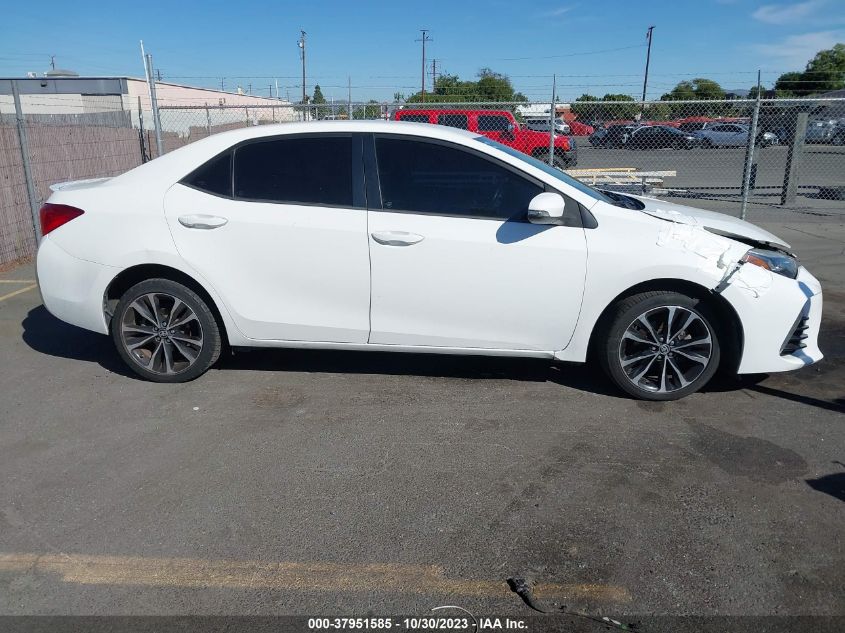 2017 Toyota Corolla Se VIN: 5YFBURHE3HP607786 Lot: 37951585