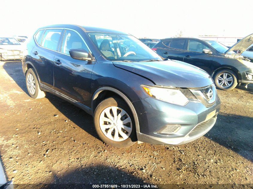 2016 Nissan Rogue S VIN: 5N1AT2MVXGC845892 Lot: 37951609