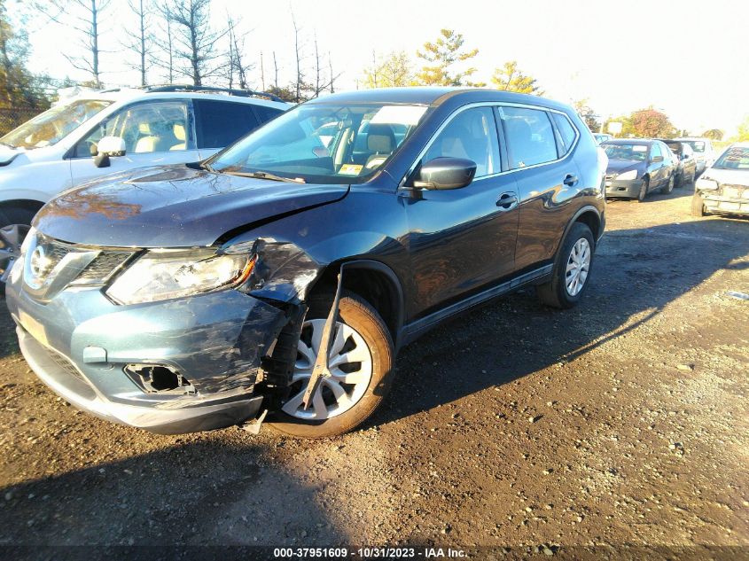 2016 Nissan Rogue S VIN: 5N1AT2MVXGC845892 Lot: 37951609