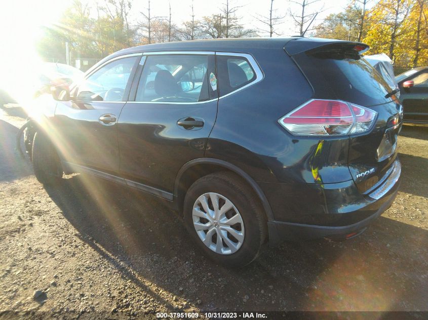 2016 Nissan Rogue S VIN: 5N1AT2MVXGC845892 Lot: 37951609