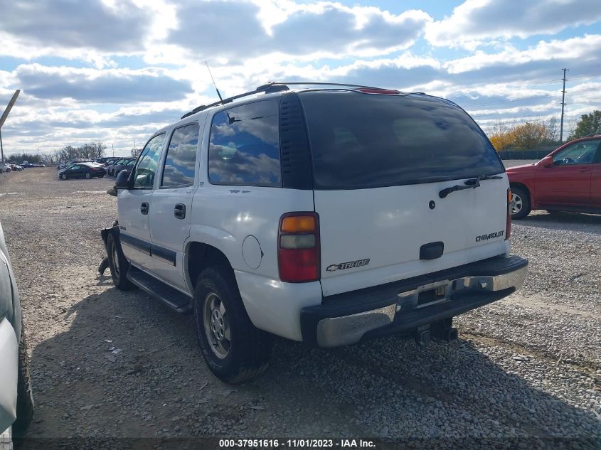 2001 Chevrolet Tahoe Ls VIN: 1GNEC13T51J156854 Lot: 37951616