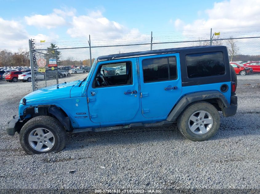 2018 Jeep Wrangler Jk Unlimited Sport S 4X4 VIN: 1C4HJWDG9JL897538 Lot: 37951631