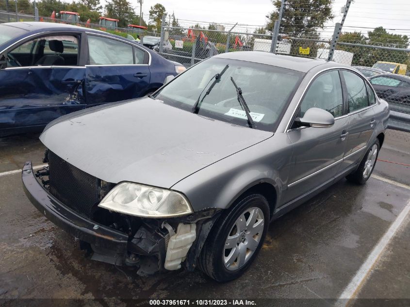 2005 Volkswagen Passat Sedan Gls VIN: WVWAE63B15P022965 Lot: 37951671