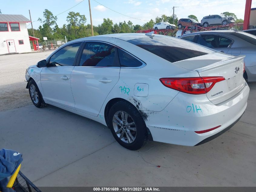 2016 Hyundai Sonata 2.4L Se VIN: 5NPE24AF3GH398280 Lot: 37951689