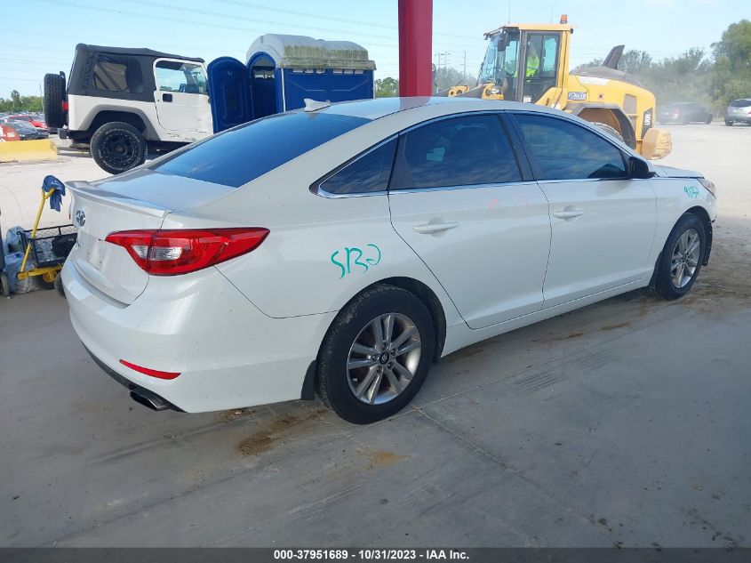 2016 Hyundai Sonata 2.4L Se VIN: 5NPE24AF3GH398280 Lot: 37951689