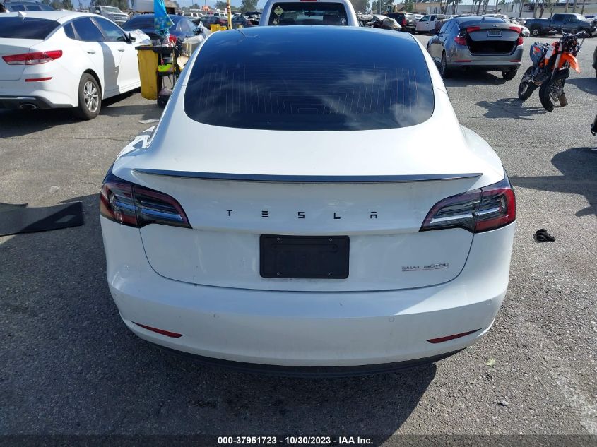 2019 Tesla Model 3 Long Range/Performance VIN: 5YJ3E1EB9KF513928 Lot: 37951723