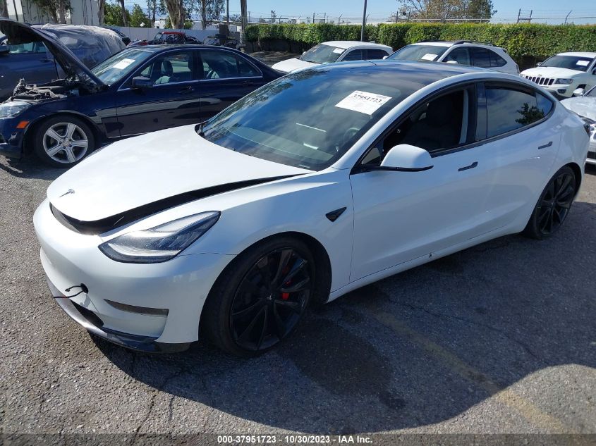 2019 Tesla Model 3 Long Range/Performance VIN: 5YJ3E1EB9KF513928 Lot: 37951723