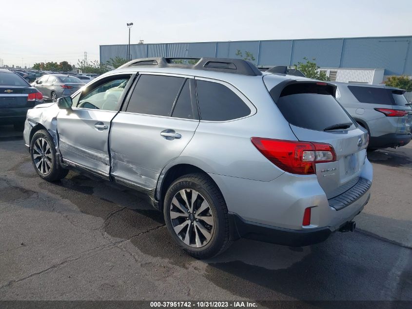 2016 Subaru Outback 2.5I Limited VIN: 4S4BSANC9G3353949 Lot: 37951742