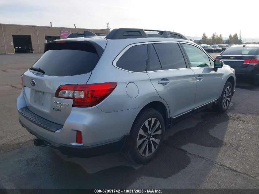 2016 Subaru Outback 2.5I Limited VIN: 4S4BSANC9G3353949 Lot: 37951742