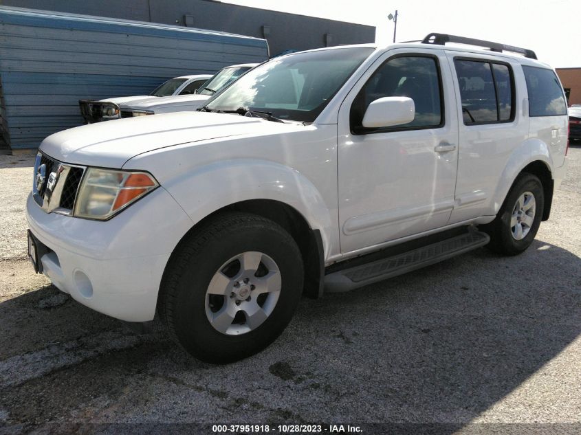 2007 Nissan Pathfinder Se VIN: 5N1AR18U47C629322 Lot: 37951918