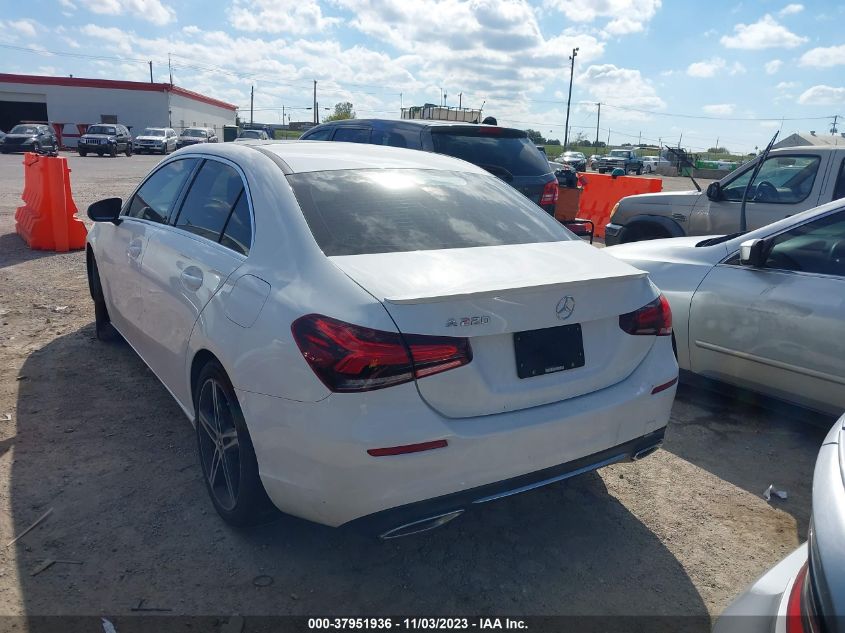 2019 Mercedes-Benz A 220 VIN: WDD3G4EB9KW012373 Lot: 37951936