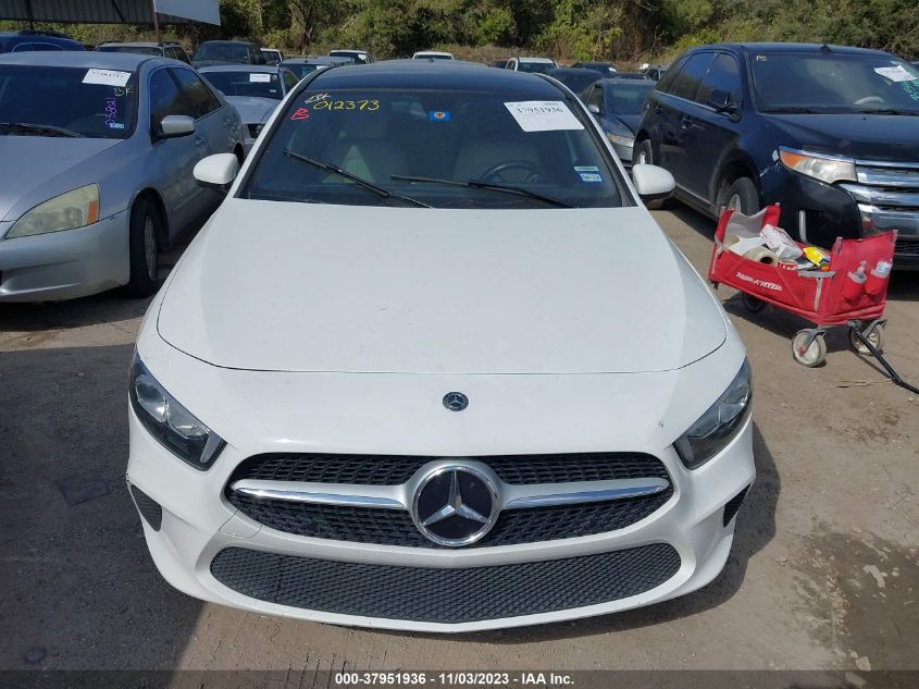 2019 Mercedes-Benz A 220 VIN: WDD3G4EB9KW012373 Lot: 37951936