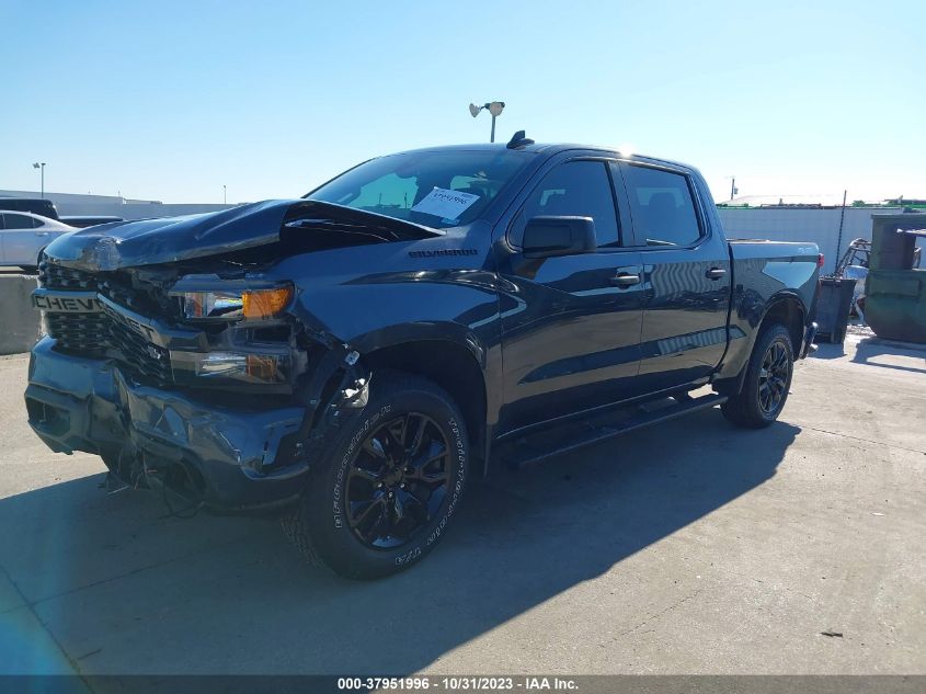 2022 Chevrolet Silverado 1500 Ltd 4Wd Short Bed Custom VIN: 1GCPYBEK9NZ106740 Lot: 37951996